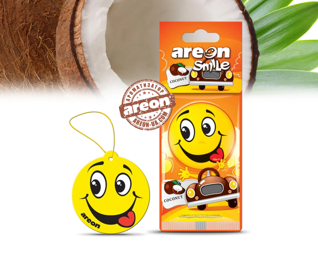 Ароматизатор повітря Areon Smile Coconut ASD20