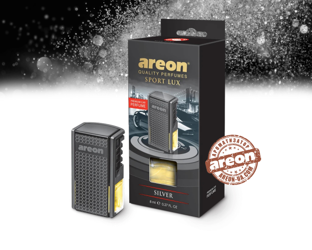 Ароматизатор повітря Areon Car Black Silver AC02