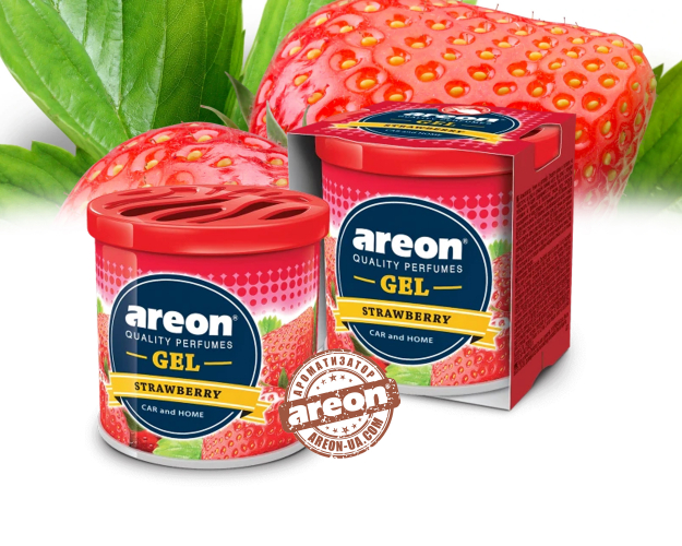 Ароматизатор воздуха Areon Gel Can Strawberry GWP14