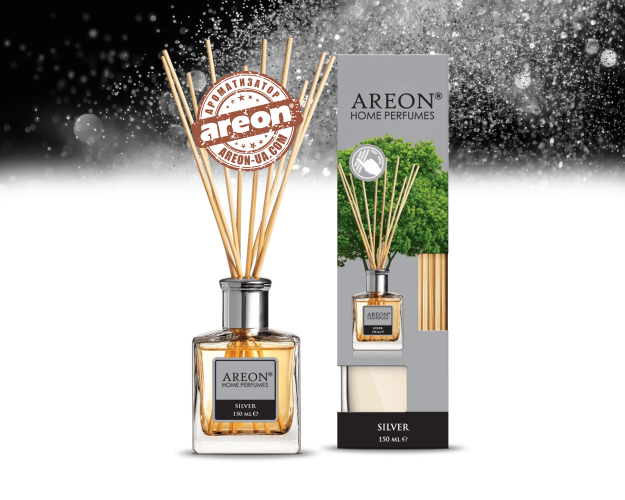 Аромадифузор Areon Home Perfume LUX Silver 150мл HPL02