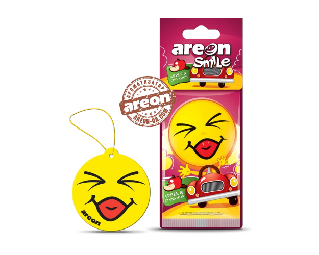 Ароматизатор повітря Areon Smile Apple & Cinnamon ASD24