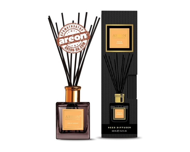 Аромадифузор Areon Home Perfume Premium Gold Amber 150мл PSB07