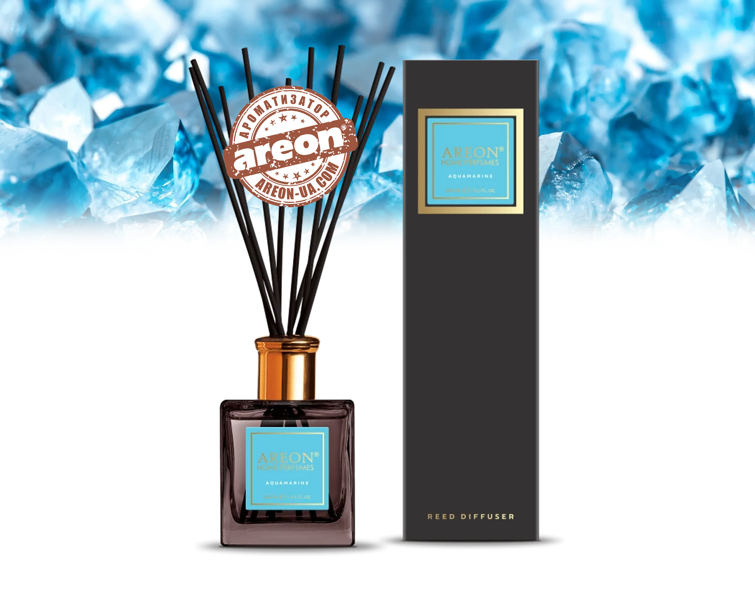 Аромадиффузор Areon Home Perfume Premium Aquamarine PSL04 купить
