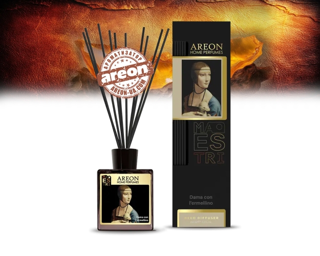 Аромадифузор Areon Home Perfumes Maestri Dama con l'ermellino 150мл HPMS02
