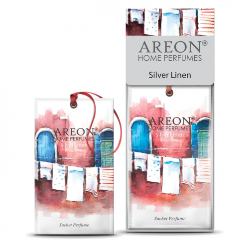 Ароматические саше Areon Home Perfumes Sachet Silver Linen SPW06