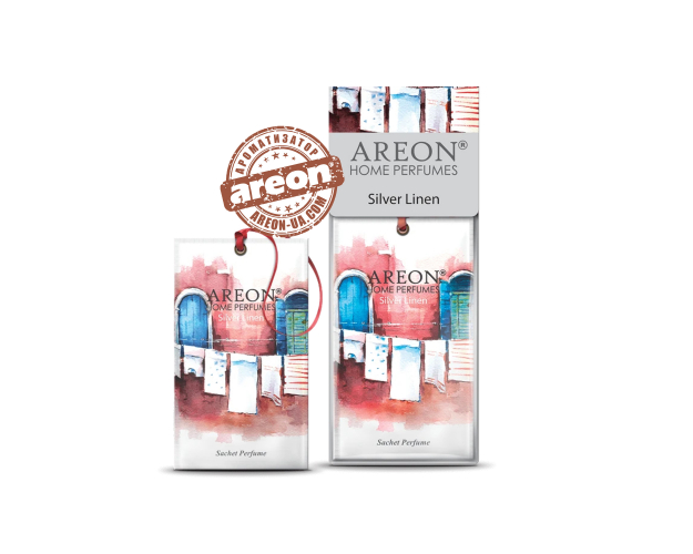 Ароматические саше Areon Home Perfumes Sachet Silver Linen SPW06