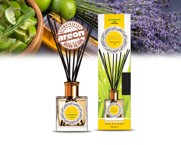 Аромадиффузор Areon Home Perfumes Nature Lemongrass & Lavender Oil 150мл LHP05