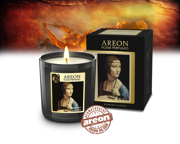 Ароматическая свеча Areon Home Perfumes Dama con l'ermellino CMS02