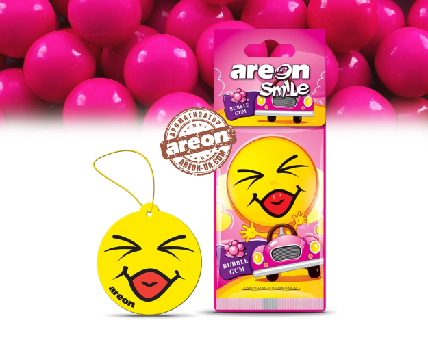 Ароматизатор повітря Areon Smile Bubble Gum