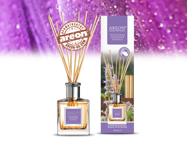 Аромадіфузор повітря Areon Home Perfume Patchouli Lavender Vanilla