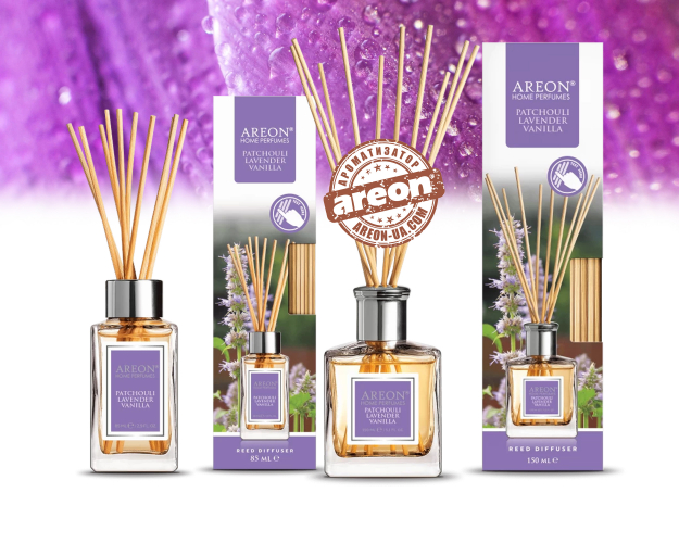 Аромадіфузор повітря Areon Home Perfume Patchouli Lavender Vanilla