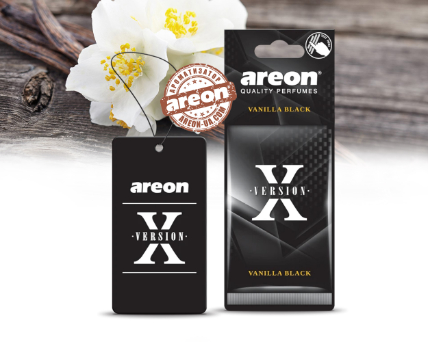 Ароматизатор воздуха Areon X-Version Vanilla Black AXV11