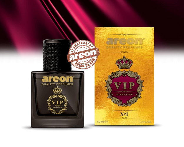 Ароматизатор повітря Areon Car Perfume VIP №1 50ml Жовтий VIPP01