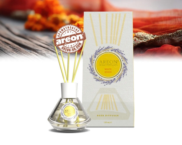 Аромадифузор Areon Home Perfumes with Lavender White Wood 120мл HSC03