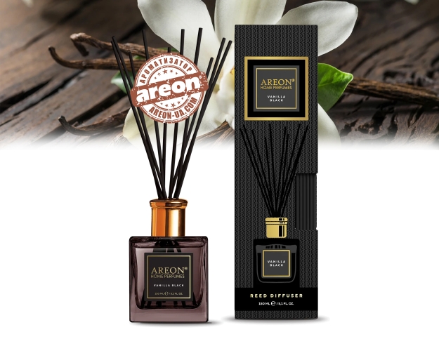 Аромадифузор Areon Home Perfumes Premium Vanilla Black 150мл PSB03