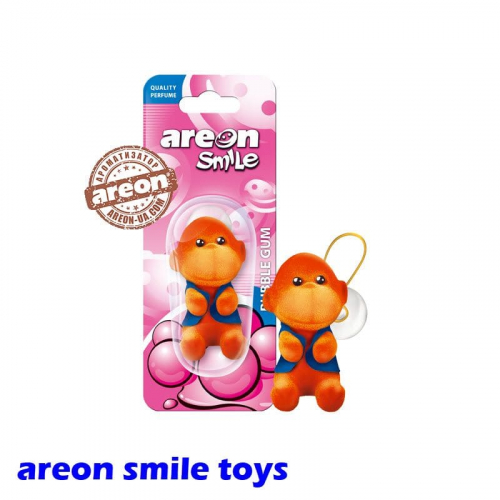 Ароматизатор повітря Areon Smile Toys Bubble Gum "Мавпочка" ASB12