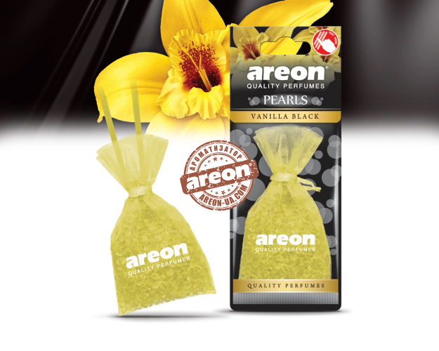 Ароматизатор повітря Areon Pearls Vanilla Black ABP14