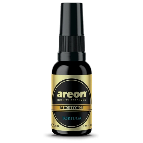 Ароматизатор Areon Perfume Black Force 30ml Tortuga потерта упаковка (дата до 07.2030) discont-133