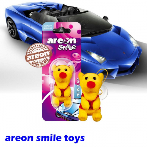 Ароматизатор повітря Areon Smile Toys New car "Тигреня" ASB08