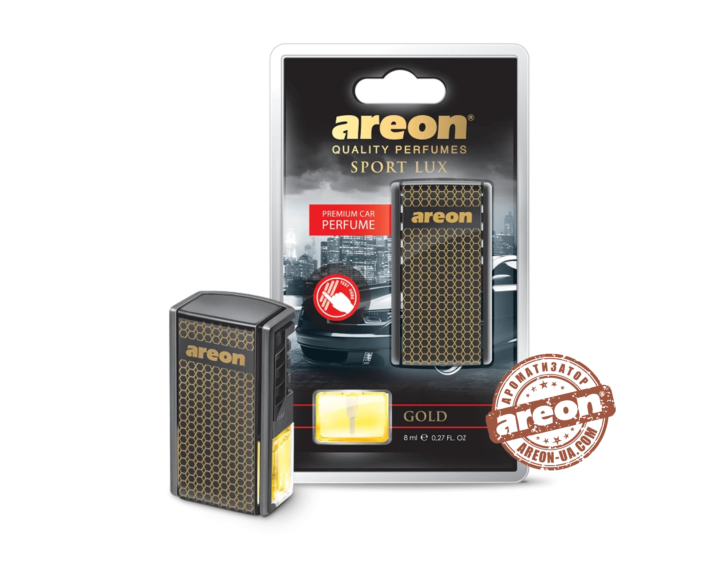 Ароматизатор воздуха Areon Car blister Sport Lux Gold ACL01-17748