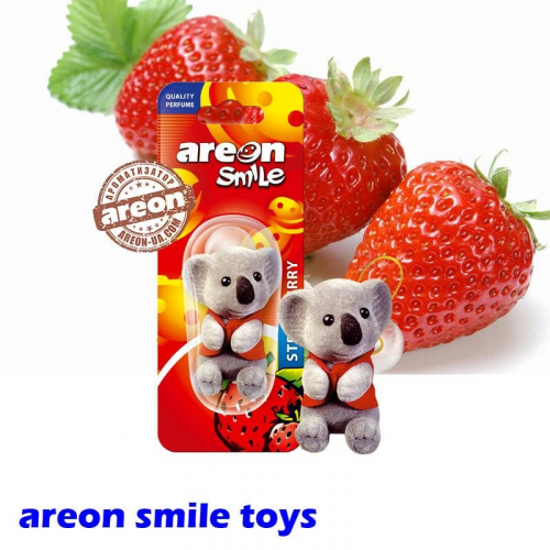 Ароматизатор повітря Areon Smile Toys Strawberry "Коала" ASB10