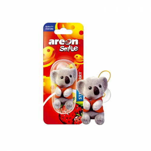 Ароматизатор повітря Areon Smile Toys Strawberry "Коала" ASB10