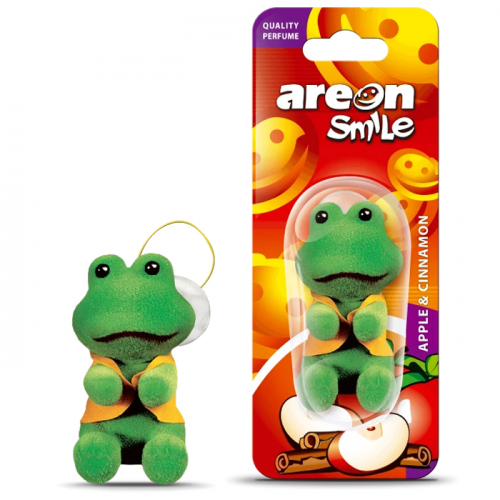 Ароматизатор воздуха Areon Smile Toys Apple Cinnamon "Жабка" ASB01