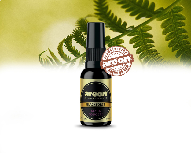 Ароматизатор повітря Areon Perfume Black Force 30ml Black Fougere PBL06