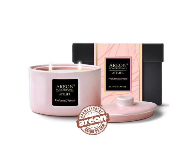 Ароматическая свеча Areon Atelier Candles Profumo D'Amore CC03