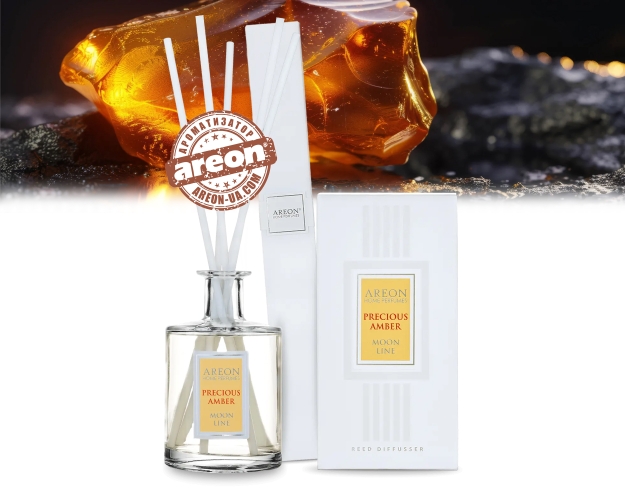 Аромадифузор Areon Home Perfumes Moon Line Precious Amber 750мл HML04