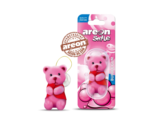 Ароматизатор воздуха Areon Smile Toys Bubble Gum "Мишка" ASB06