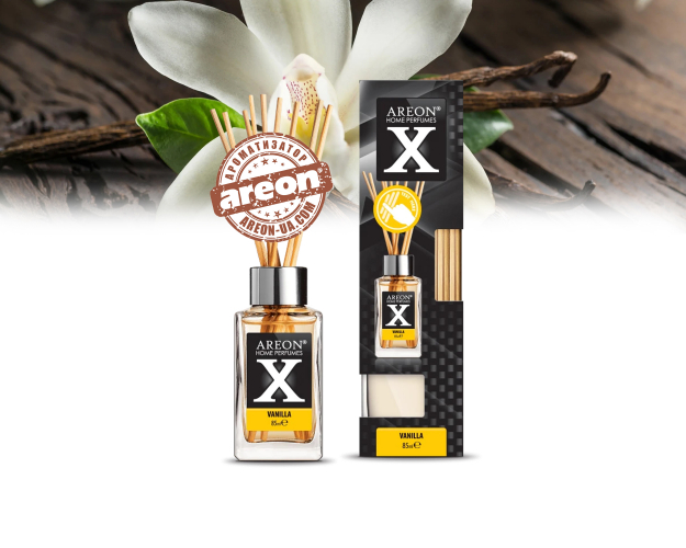 Аромадіфузор повітря Areon Home Perfume X-version 85ml Vanilla