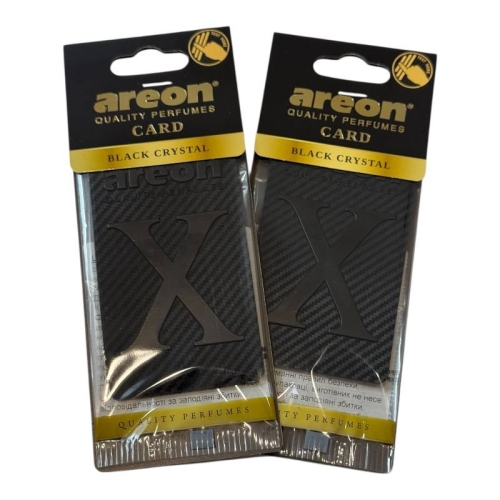 Ароматизатор повітря Areon X Card Black Crystal AXC01