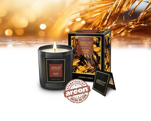 Ароматическая свеча Areon Premium Golden Coco PC10