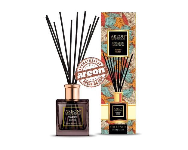 Аромадиффузор Areon Home Perfumes Exclusive Sweet Gold 150мл HPE05