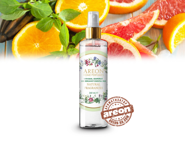 Ароматизатор Areon Natural Fragrances Basil Grapefruit Bergamot 260мл ASN02
